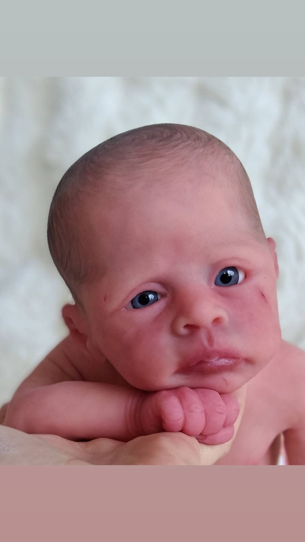 Silikon-Skulptur Vollkörper Baby "Miguelle"