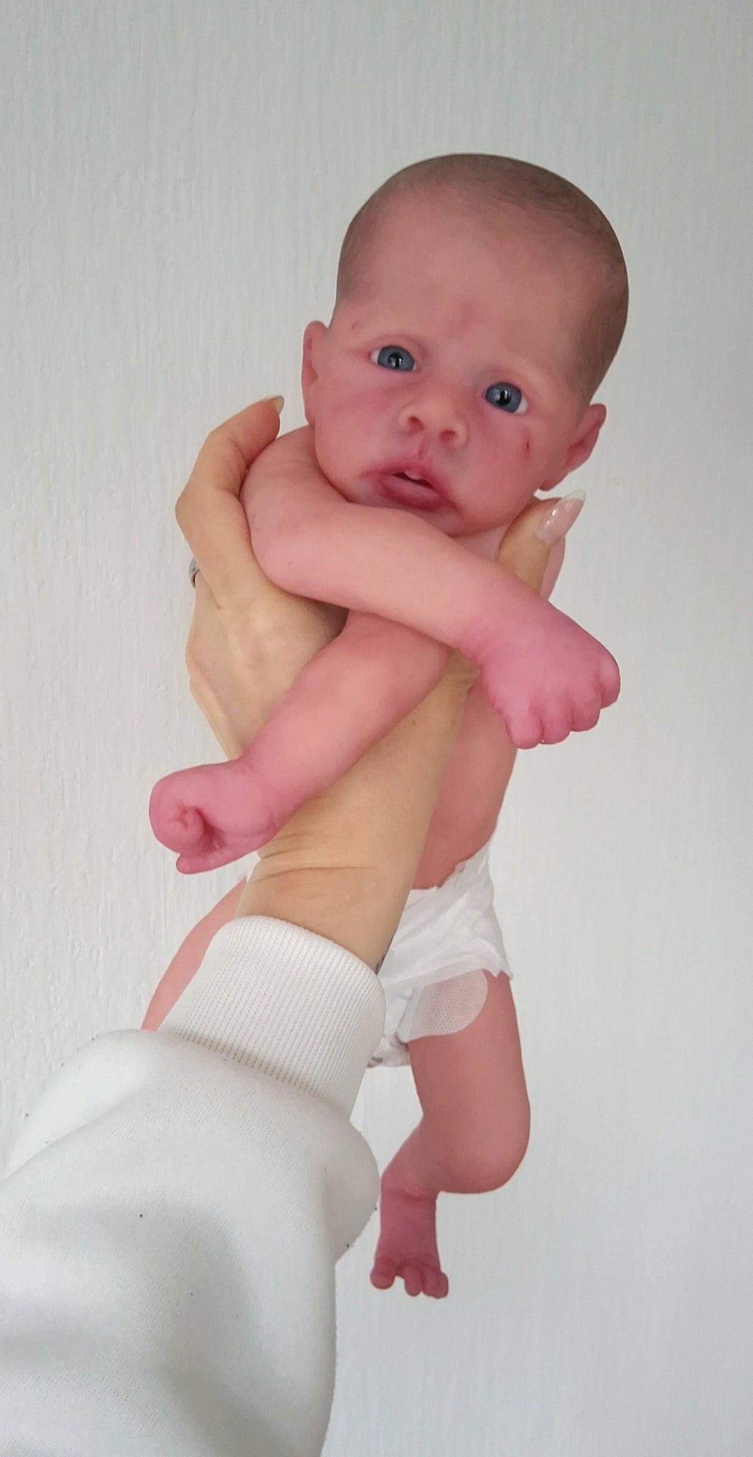 Silikon-Skulptur Vollkörper Baby "Miguelle"