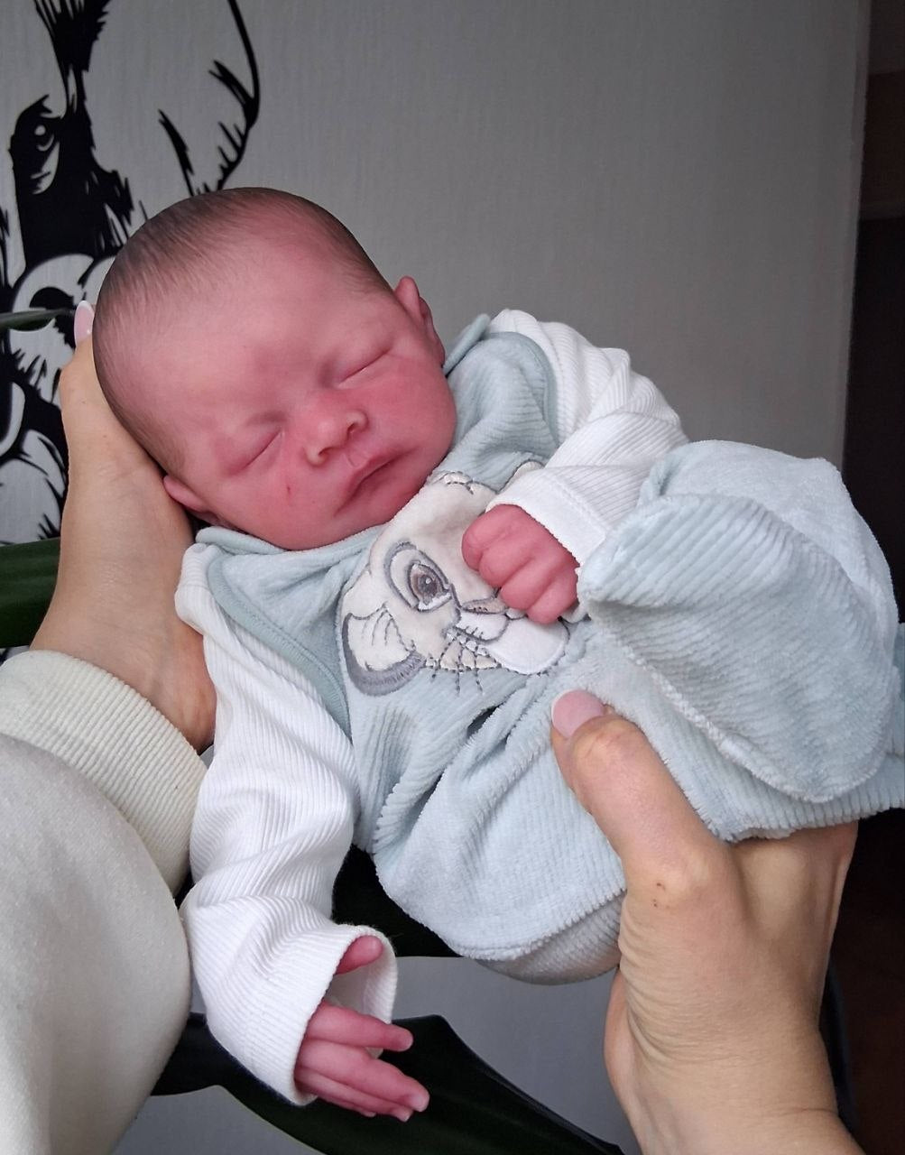 Silikon-Skulptur Cuddle Baby "Toni"