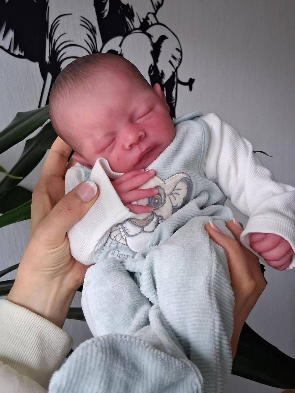 Silikon-Skulptur Cuddle Baby "Toni"