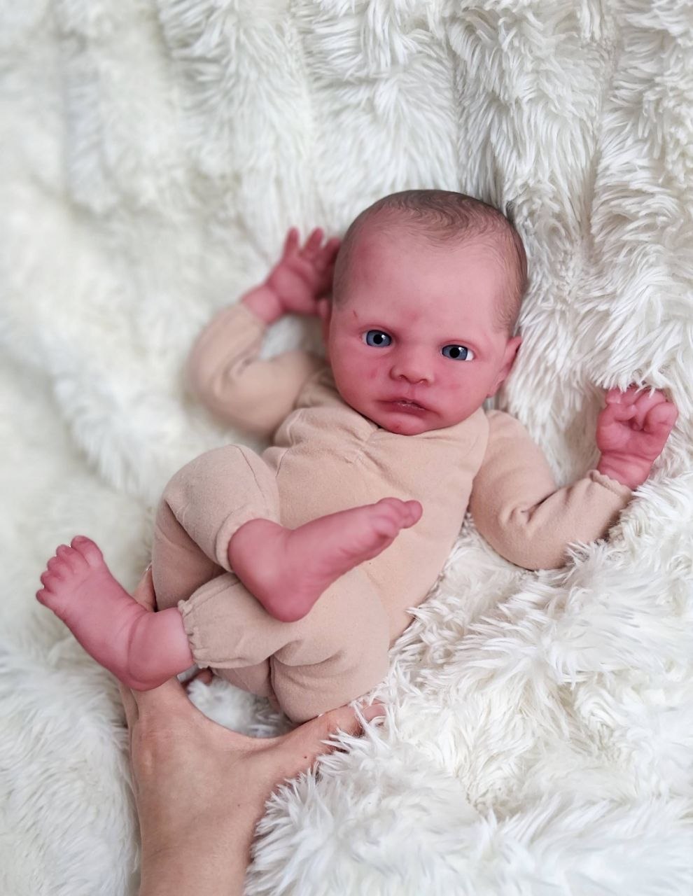 Silikon-Skulptur Cuddle Baby "Hannerl"