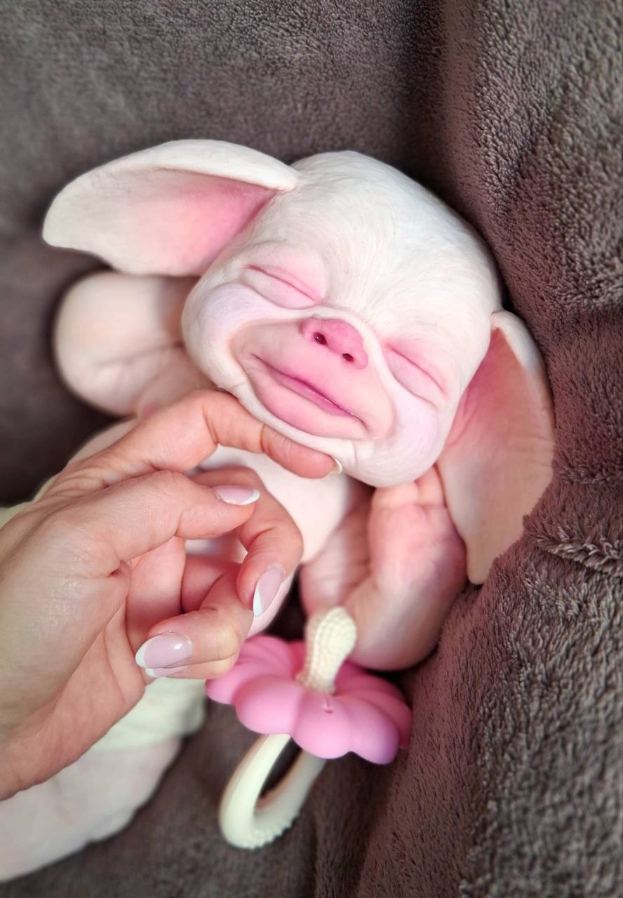 Silikon-Skulptur Fantasy Baby "Miora"