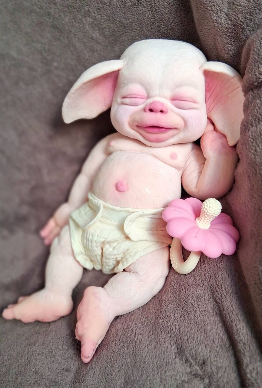 Silikon-Skulptur Fantasy Baby "Miora"