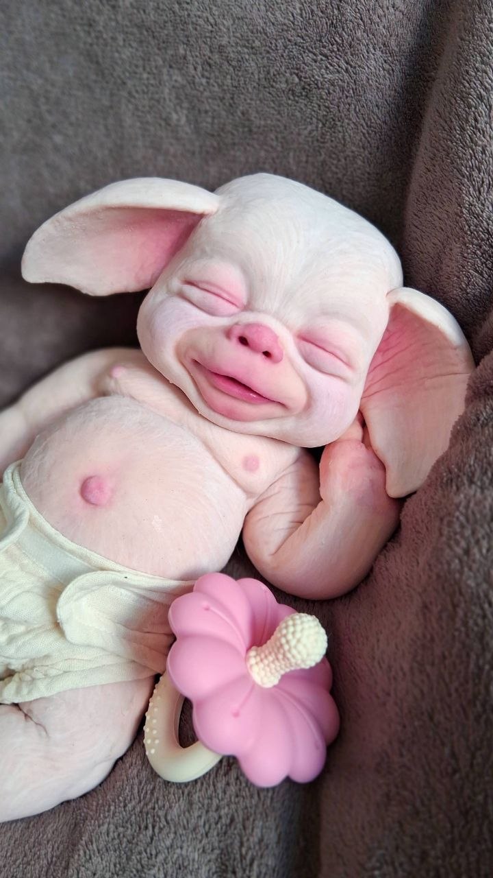Silikon-Skulptur Fantasy Baby "Miora"