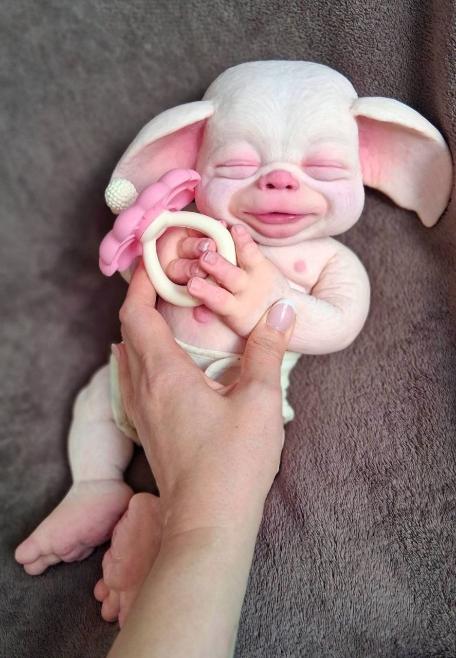 Silikon-Skulptur Fantasy Baby "Miora"
