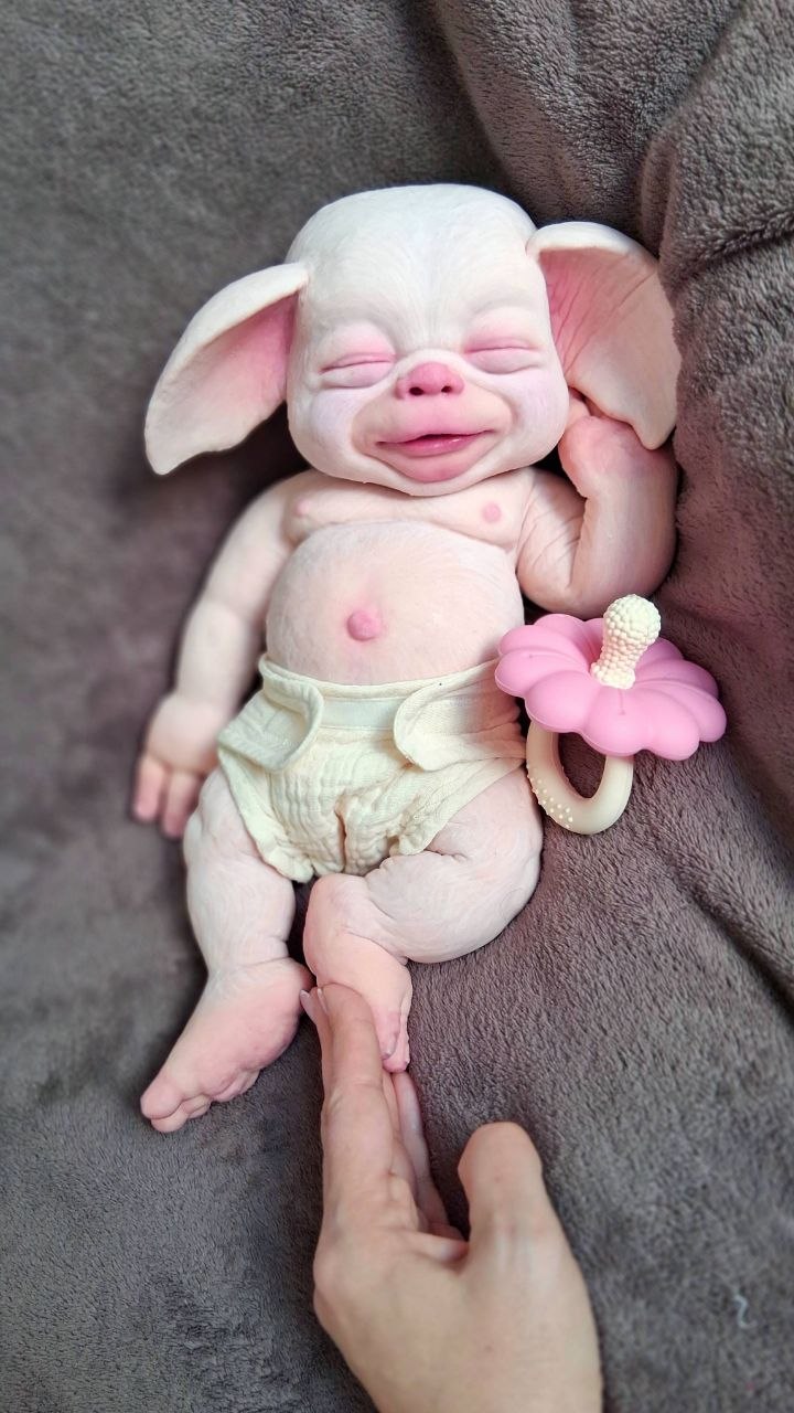 Silikon-Skulptur Fantasy Baby "Miora"