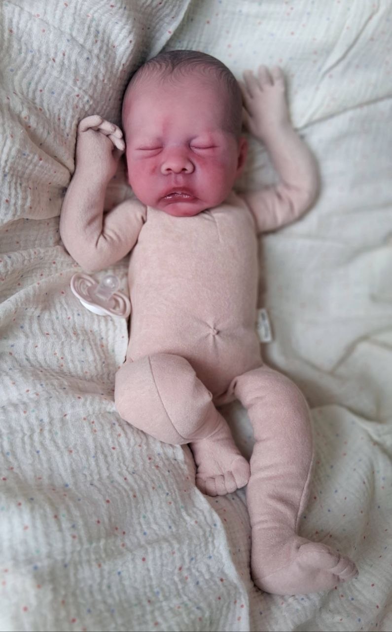 Silikon-Skulptur Vollcuddle Baby "Chelsy"