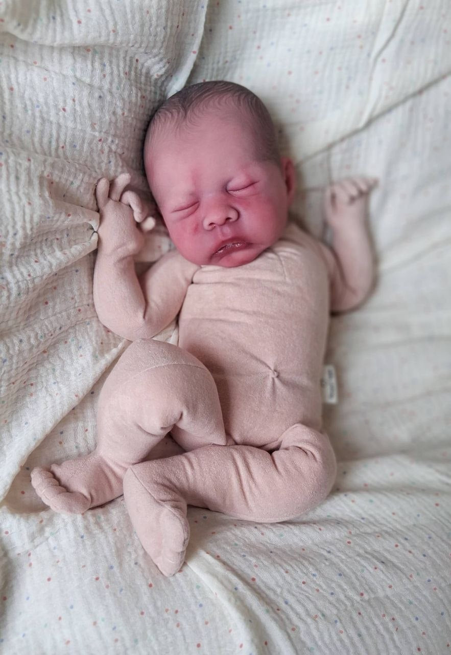 Silikon-Skulptur Vollcuddle Baby "Chelsy"
