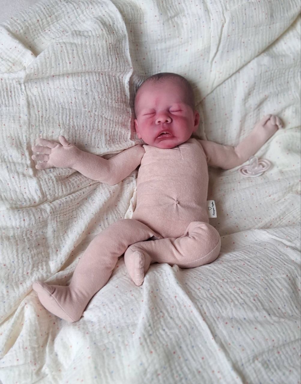 Silikon-Skulptur Vollcuddle Baby "Chelsy"