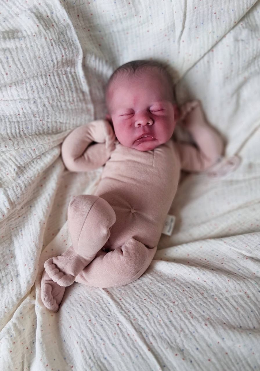 Silikon-Skulptur Vollcuddle Baby "Chelsy"