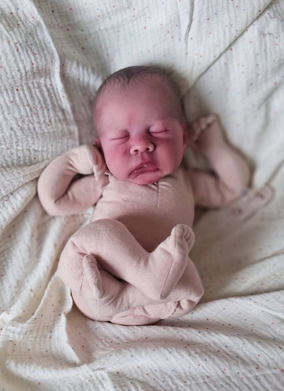 Silikon-Skulptur Vollcuddle Baby "Chelsy"