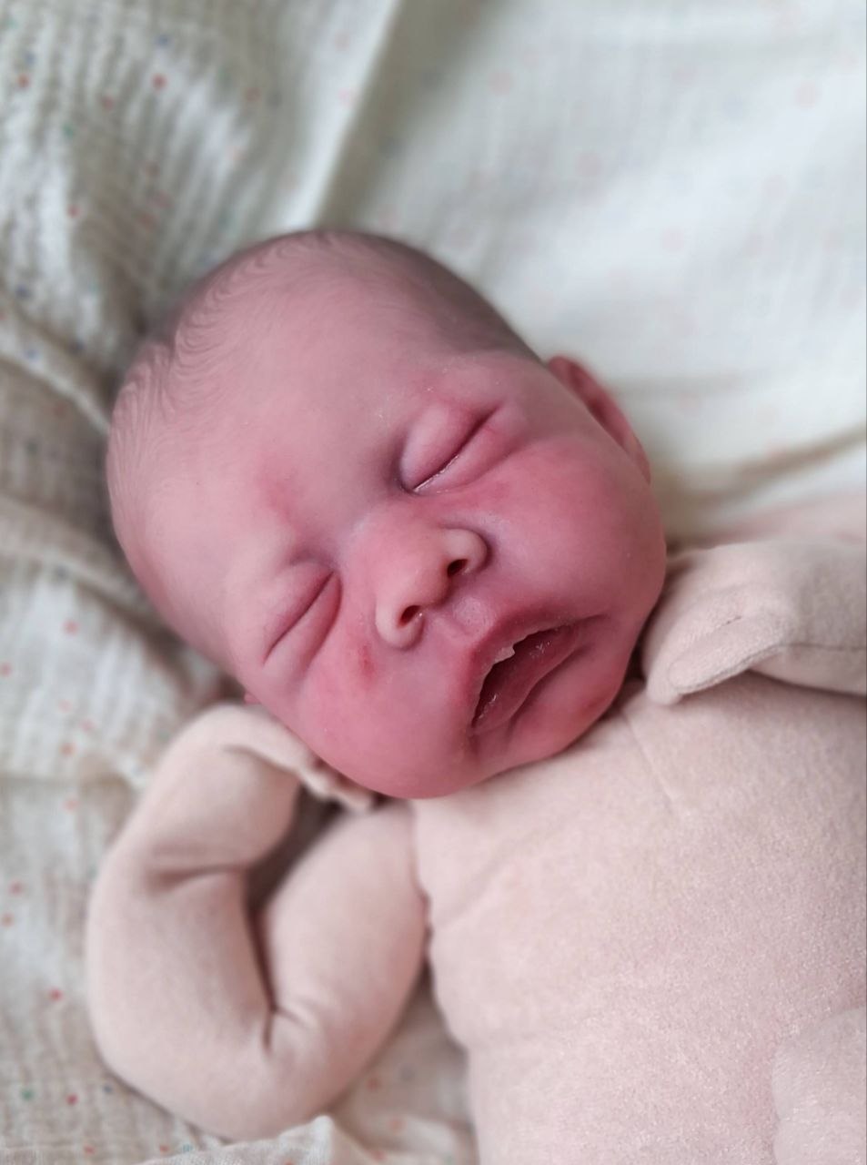Silikon-Skulptur Vollcuddle Baby "Chelsy"
