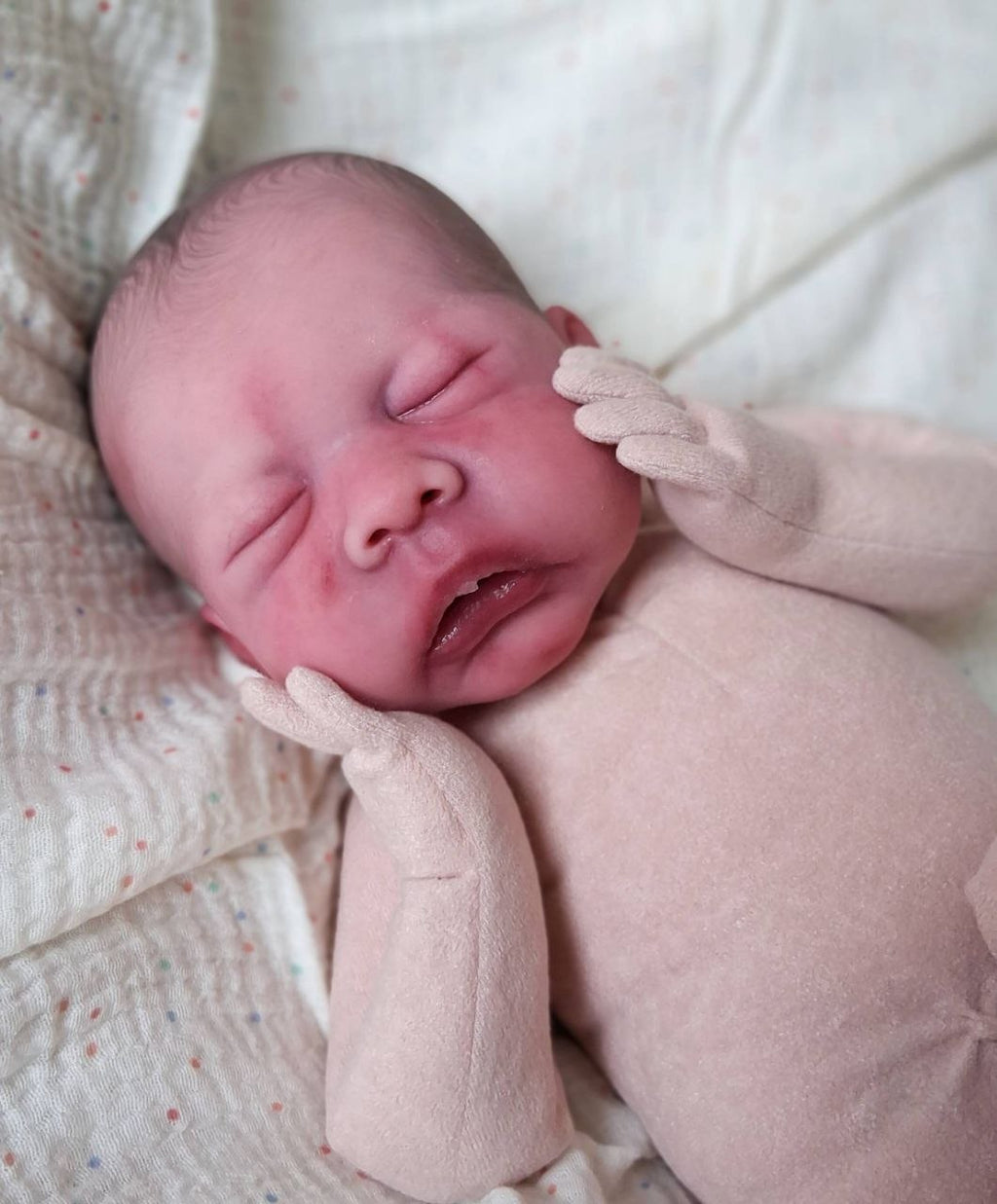 Silikon-Skulptur Vollcuddle Baby "Chelsy"