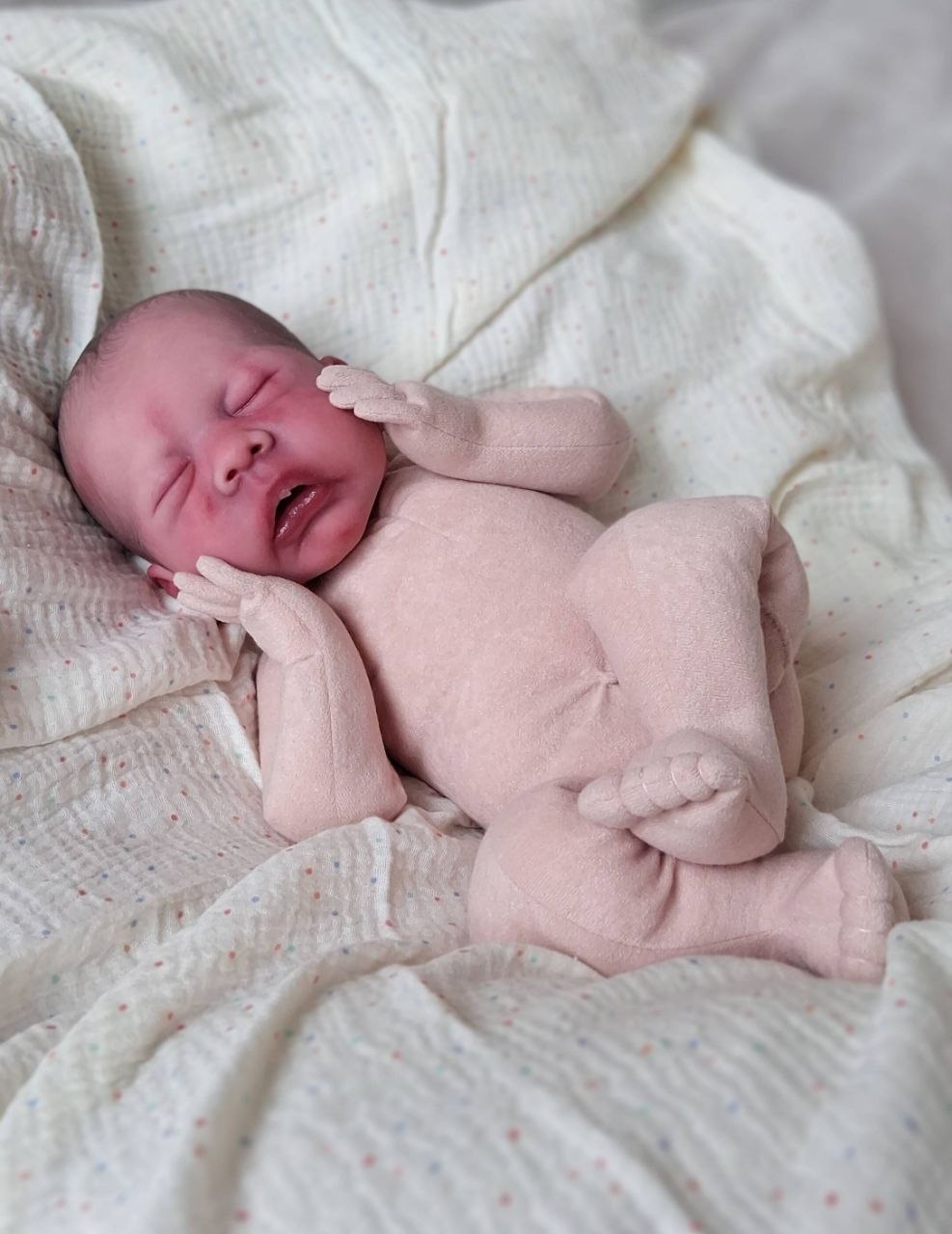 Silikon-Skulptur Vollcuddle Baby "Chelsy"