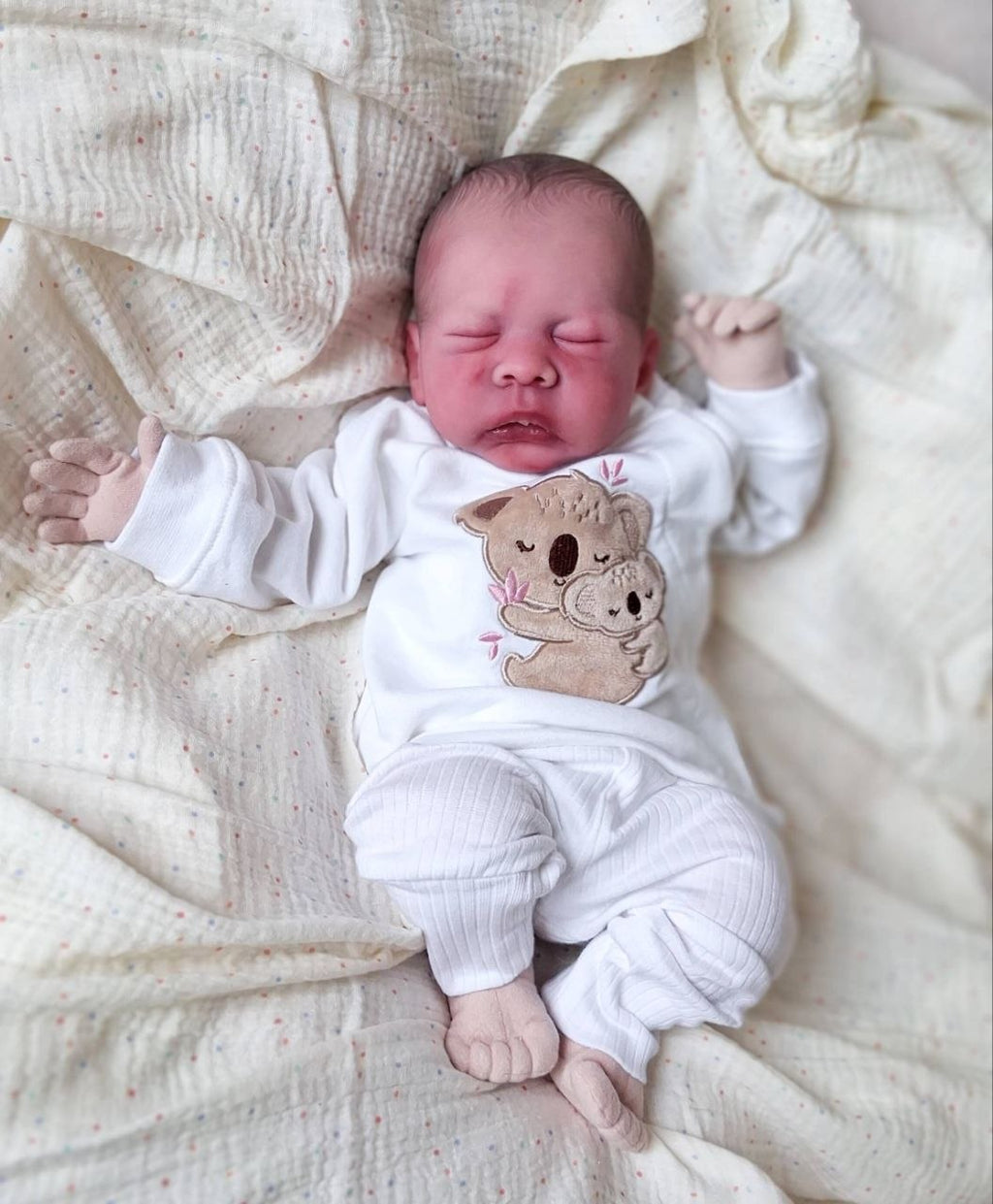 Silikon-Skulptur Vollcuddle Baby "Chelsy"