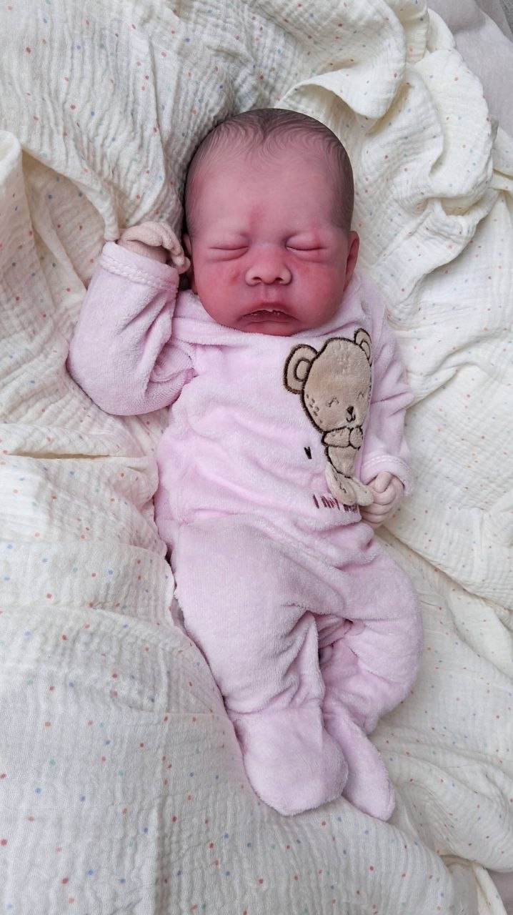 Silikon-Skulptur Vollcuddle Baby "Chelsy"