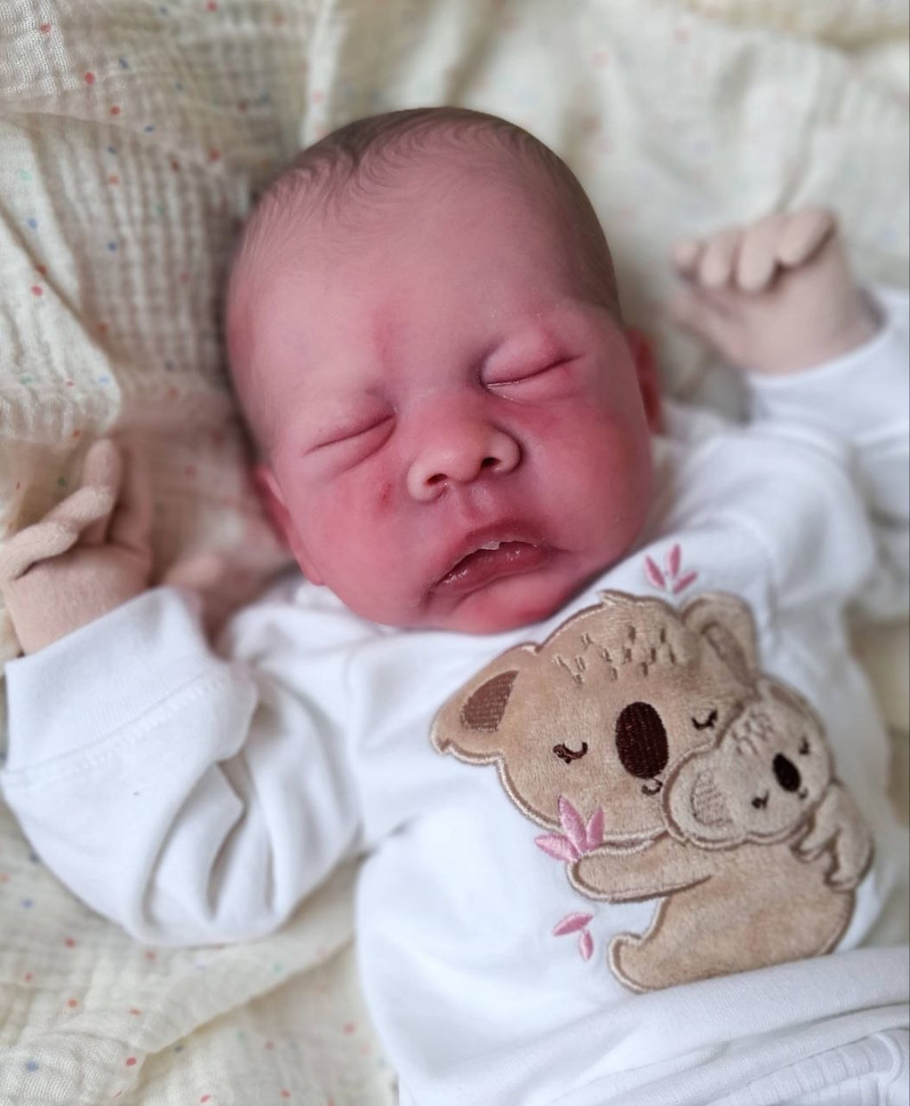 Silikon-Skulptur Vollcuddle Baby "Chelsy"