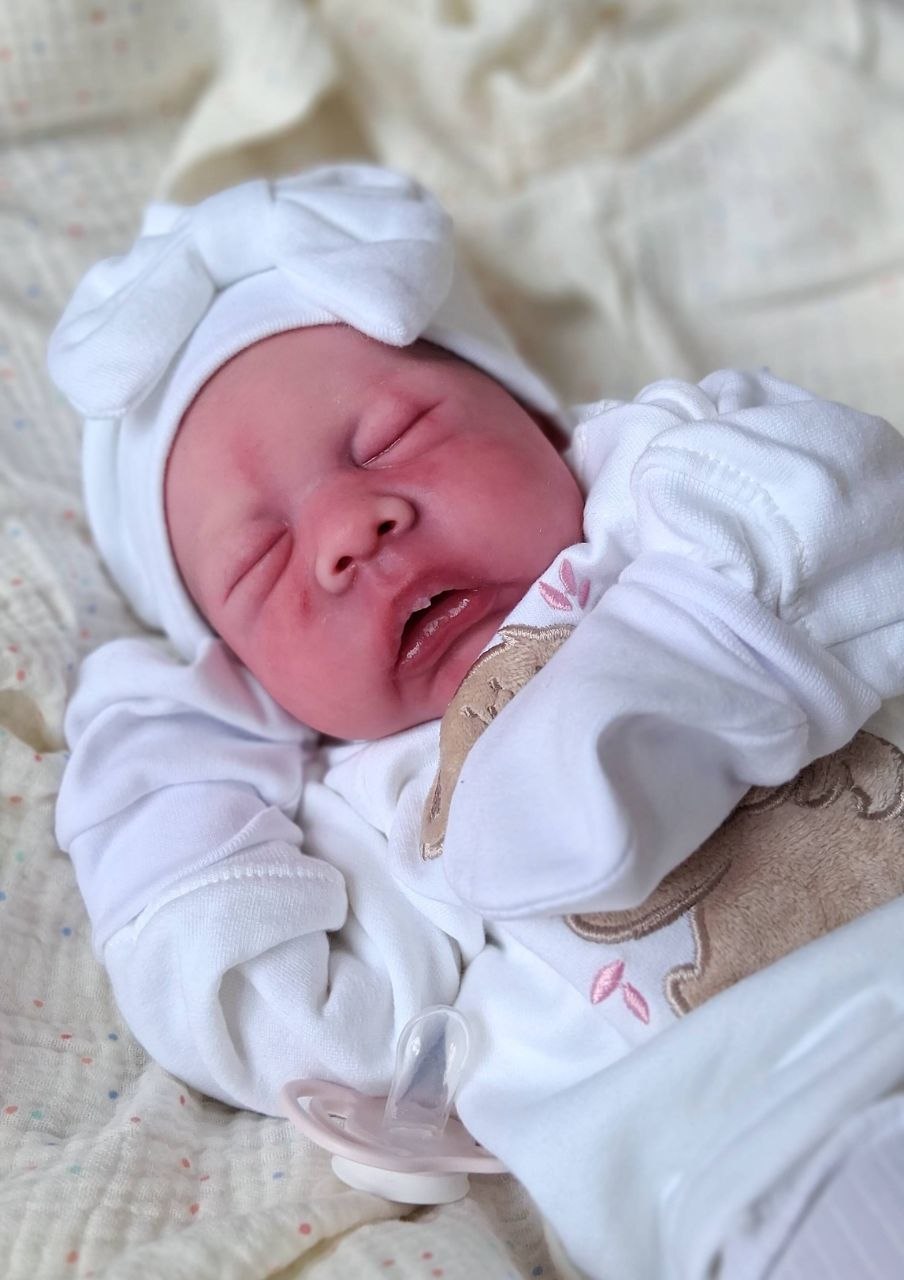 Silikon-Skulptur Vollcuddle Baby "Chelsy"