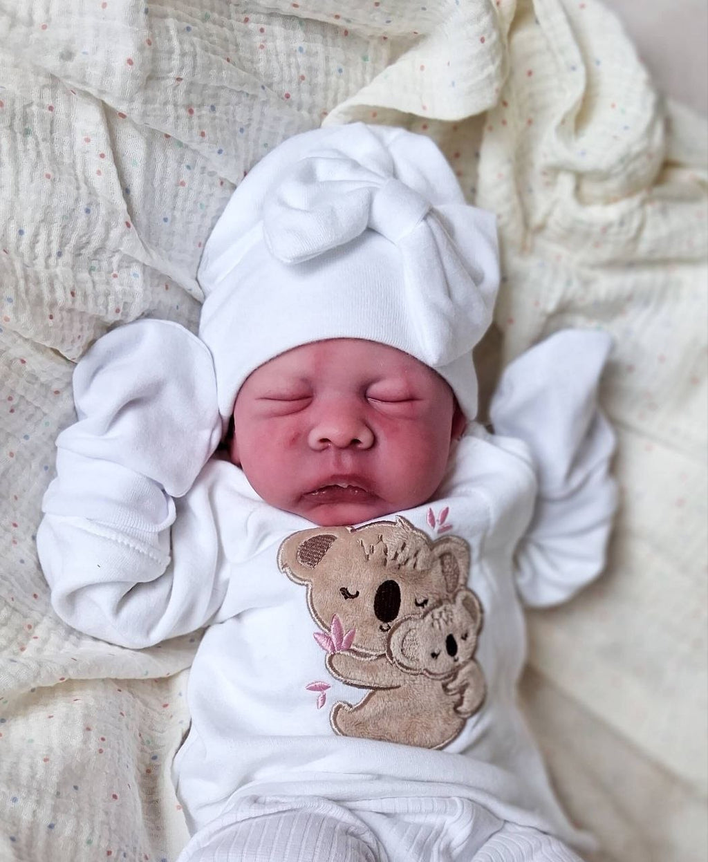 Silikon-Skulptur Vollcuddle Baby "Chelsy"