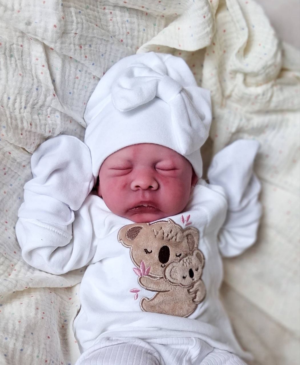 Silikon-Skulptur Vollcuddle Baby "Chelsy"
