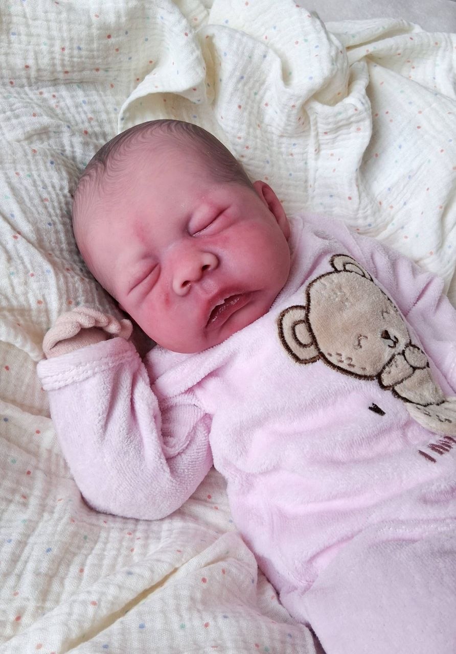 Silikon-Skulptur Vollcuddle Baby "Chelsy"