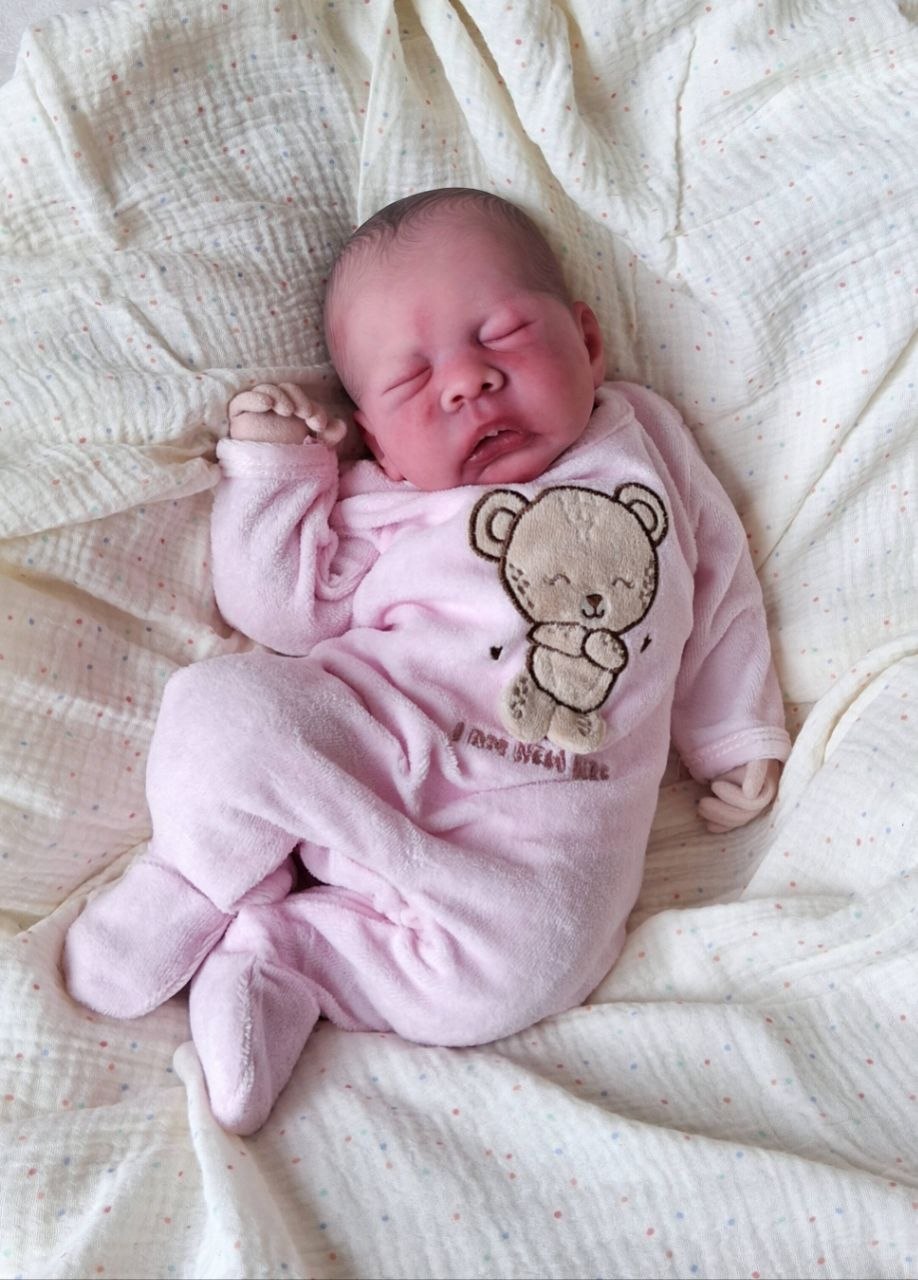 Silikon-Skulptur Vollcuddle Baby "Chelsy"