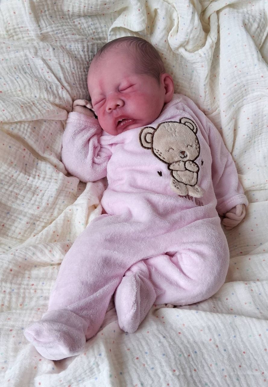 Silikon-Skulptur Vollcuddle Baby "Chelsy"
