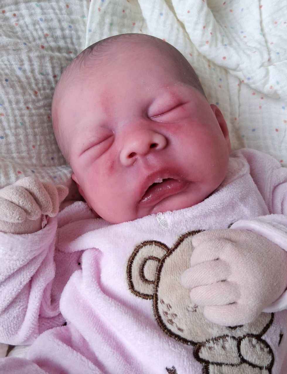 Silikon-Skulptur Vollcuddle Baby "Chelsy"