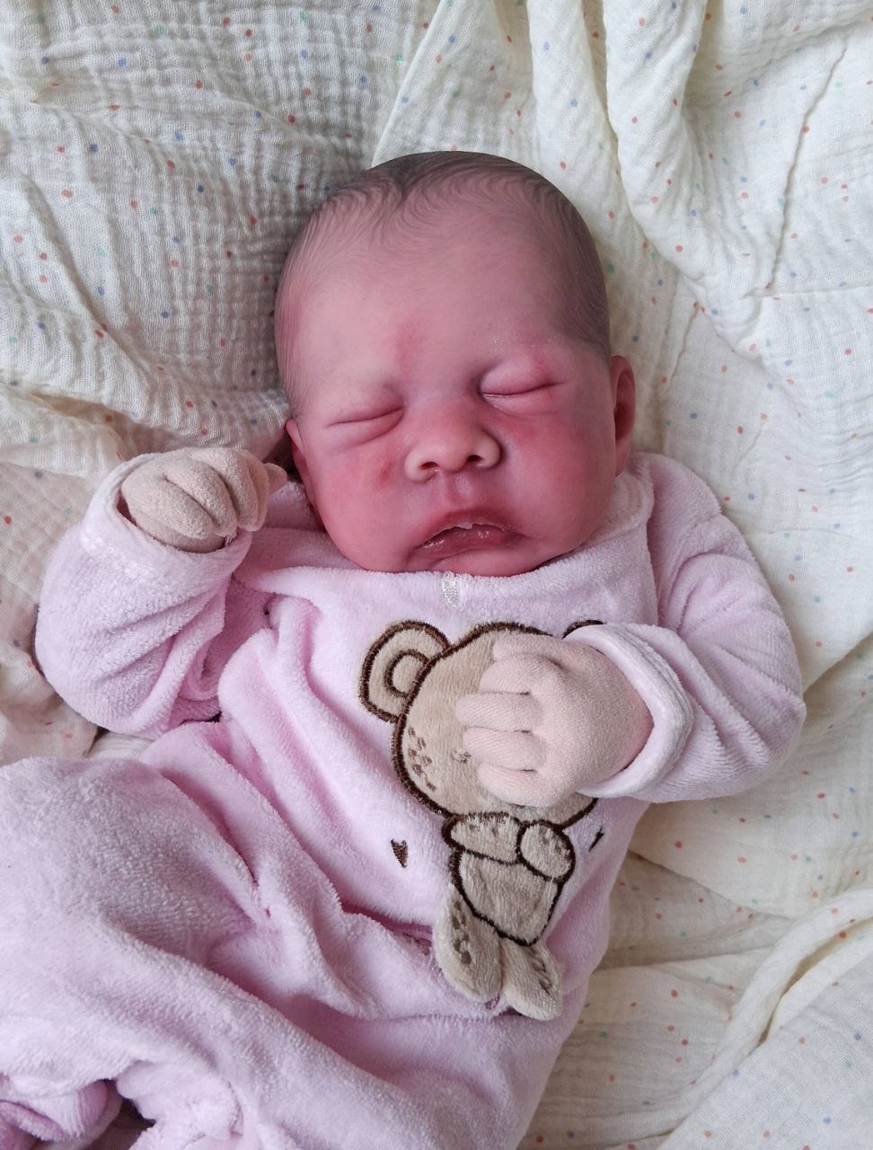 Silikon-Skulptur Vollcuddle Baby "Chelsy"