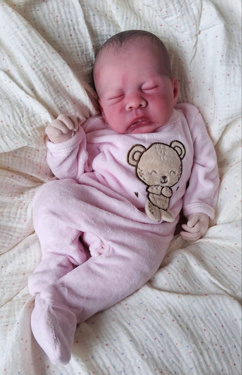 Silikon-Skulptur Vollcuddle Baby "Chelsy"