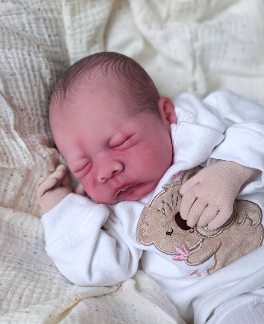 Silikon-Skulptur Vollcuddle Baby "Chelsy"