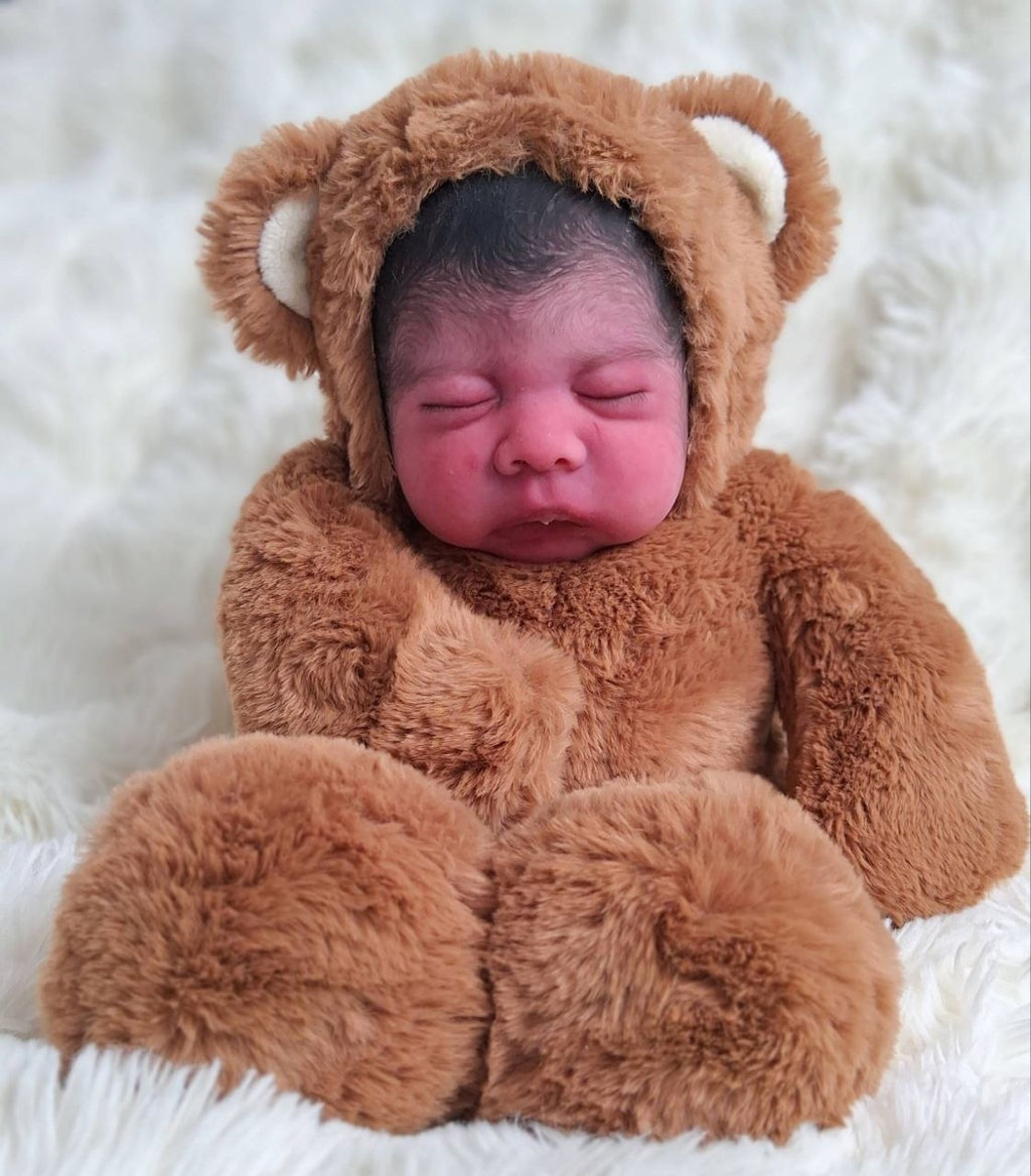 Silikon-Skulptur Vollcuddle Baby Inuit-OOAK