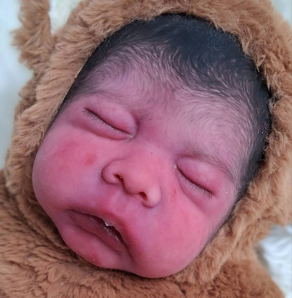 Silikon-Skulptur Vollcuddle Baby Inuit-OOAK