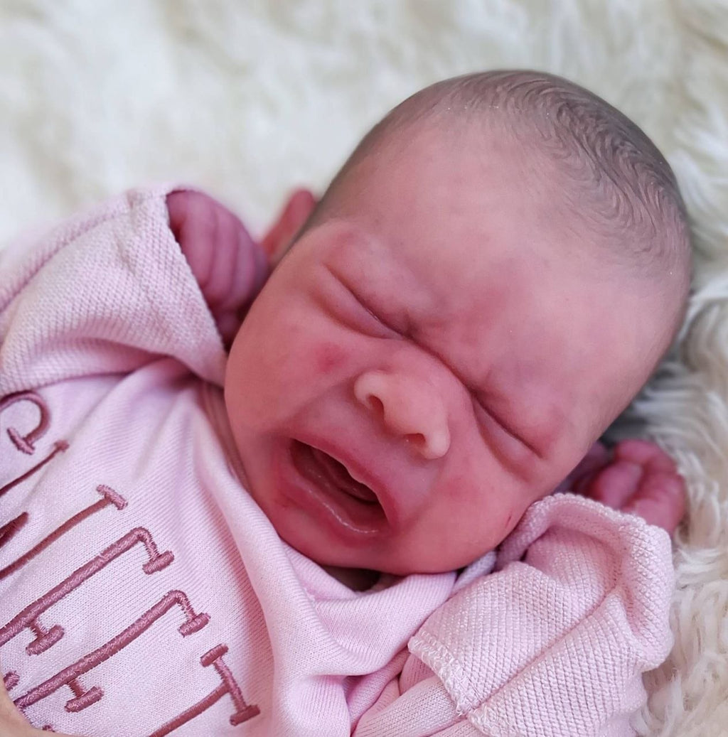 Silikon-Skulptur Vollkörper Baby "Eyda"