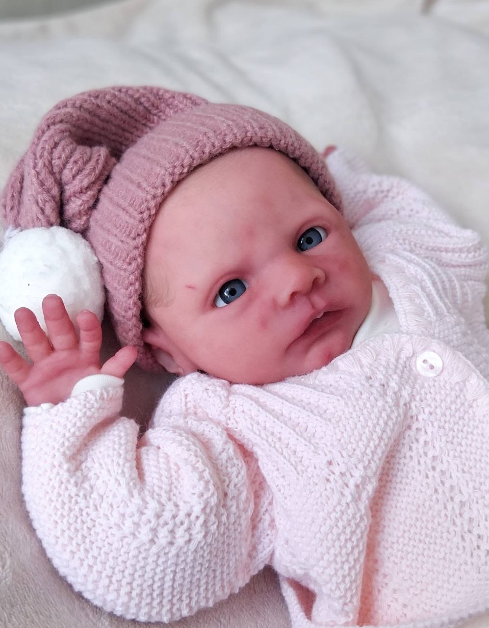 Silikon-Skulptur Cuddle Baby "Hannerl"