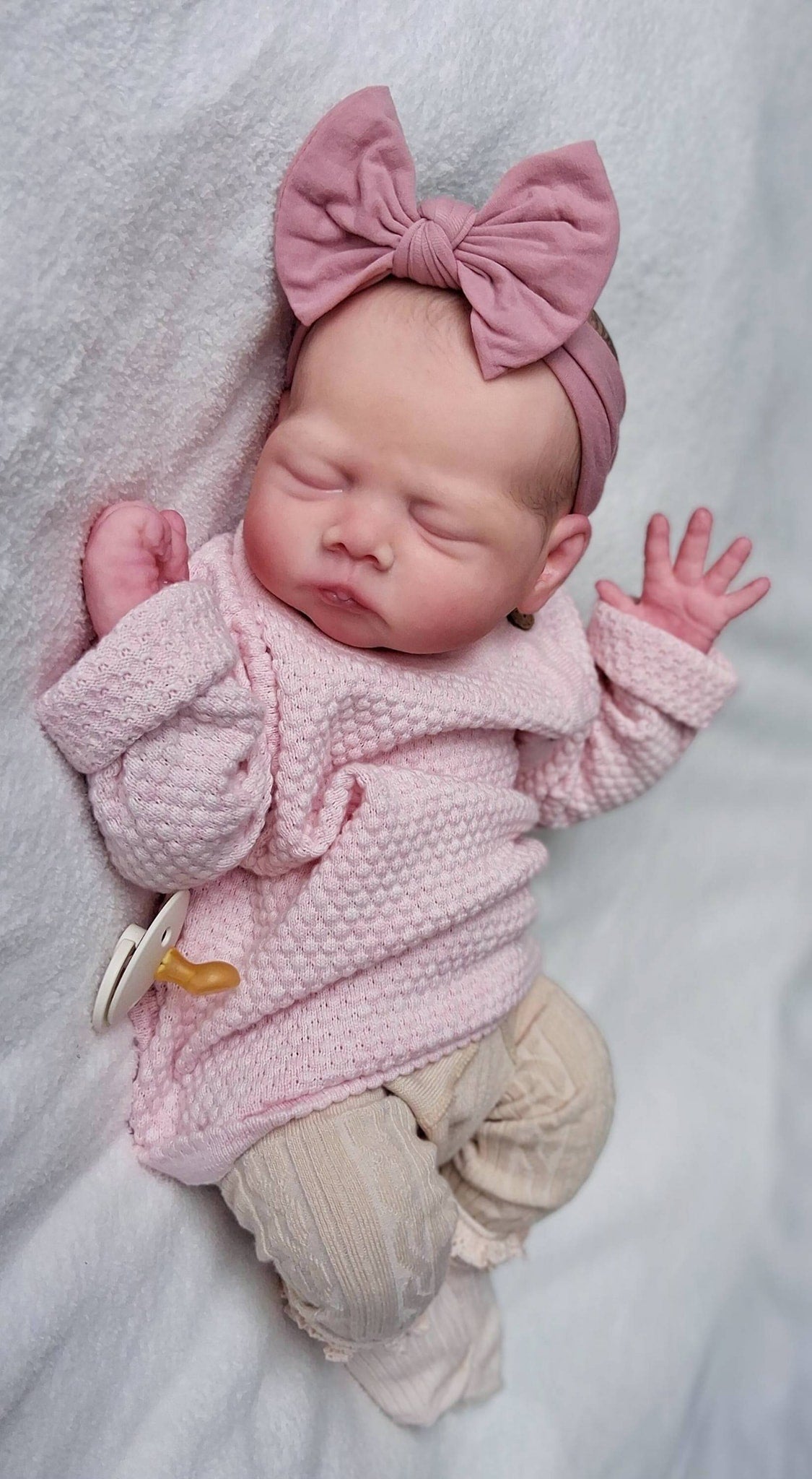 Silikon-Skulptur Cuddle Baby "Irma"