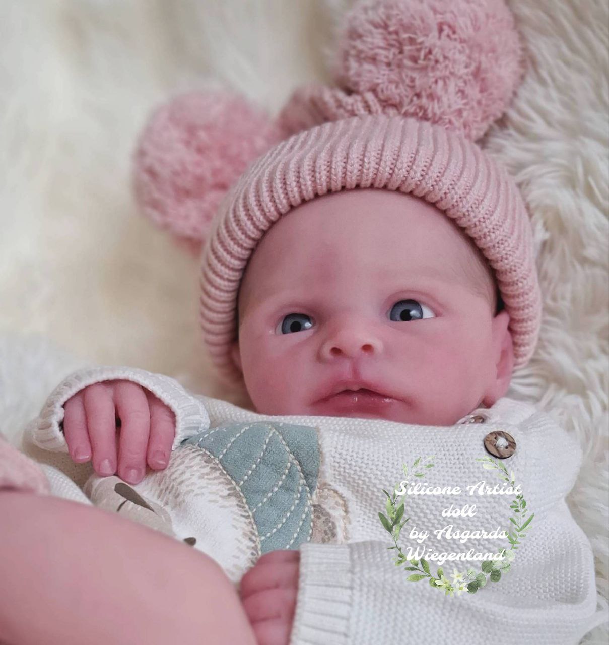 Silikon- Skulptur Teilsilikon Baby "Hannerl"