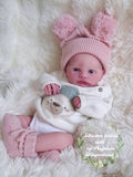 Silikon- Skulptur Teilsilikon Baby "Hannerl"