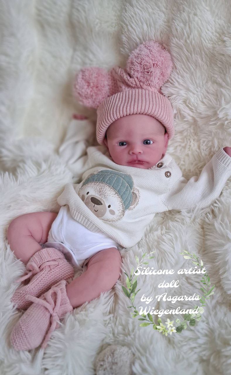 Silikon- Skulptur Teilsilikon Baby "Hannerl"