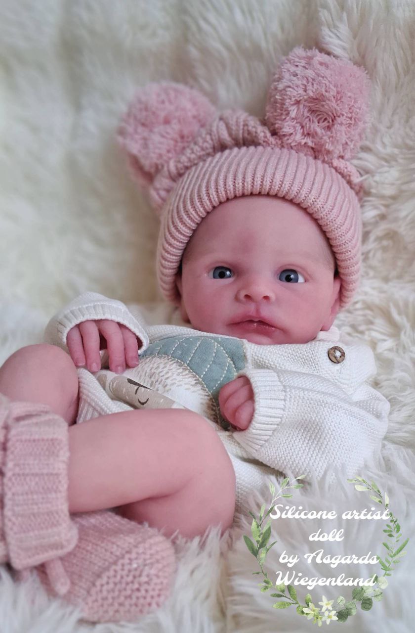 Silikon- Skulptur Teilsilikon Baby "Hannerl"