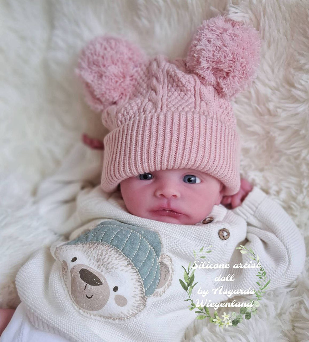 Silikon- Skulptur Teilsilikon Baby "Hannerl"