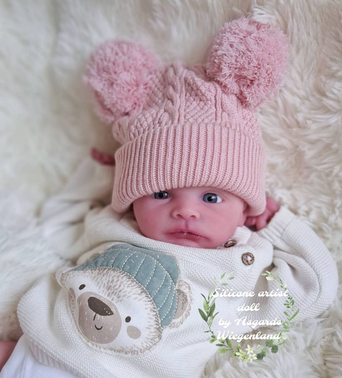 Silikon- Skulptur Teilsilikon Baby "Hannerl"