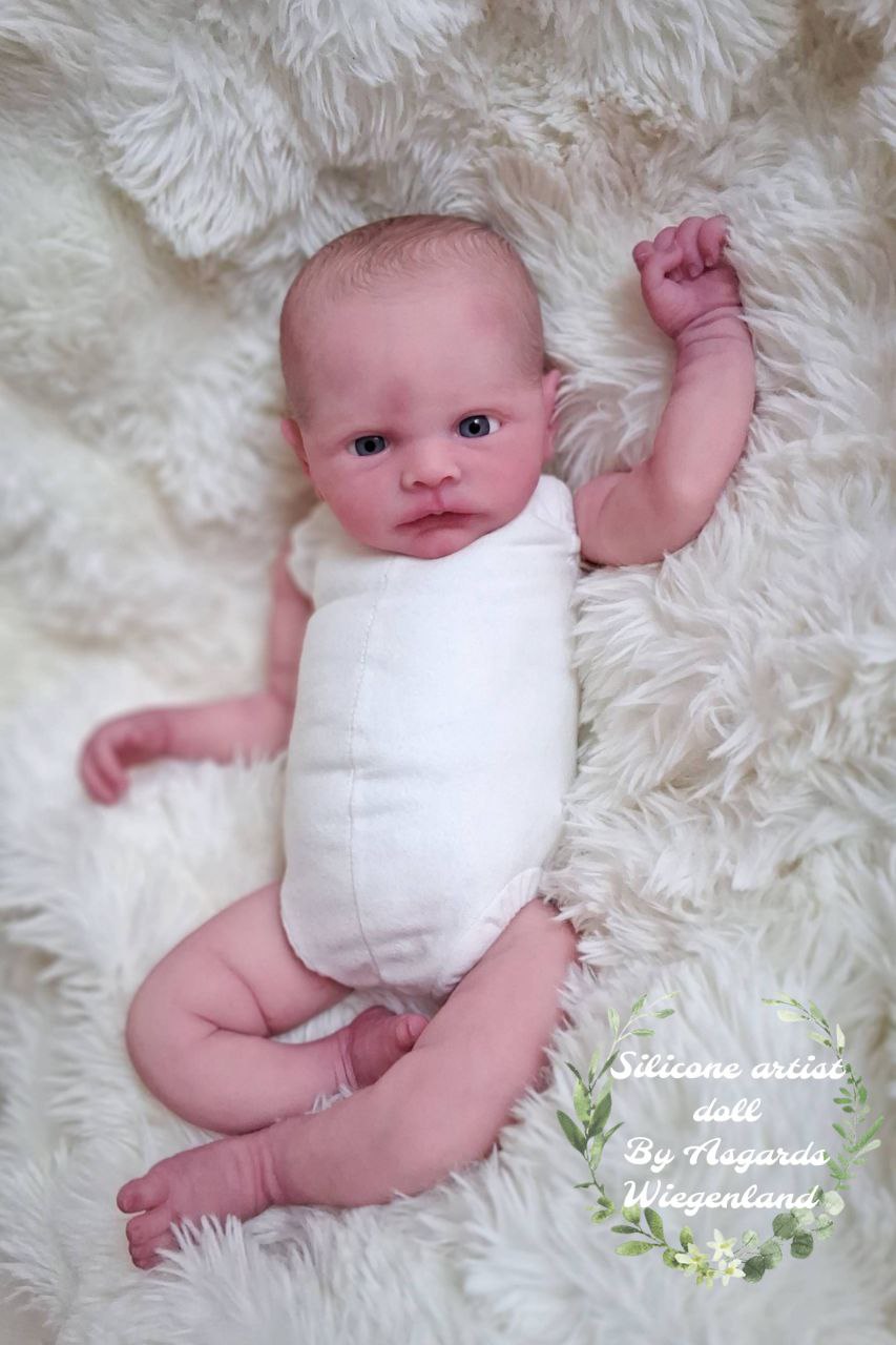 Silikon- Skulptur Teilsilikon Baby "Hannerl"